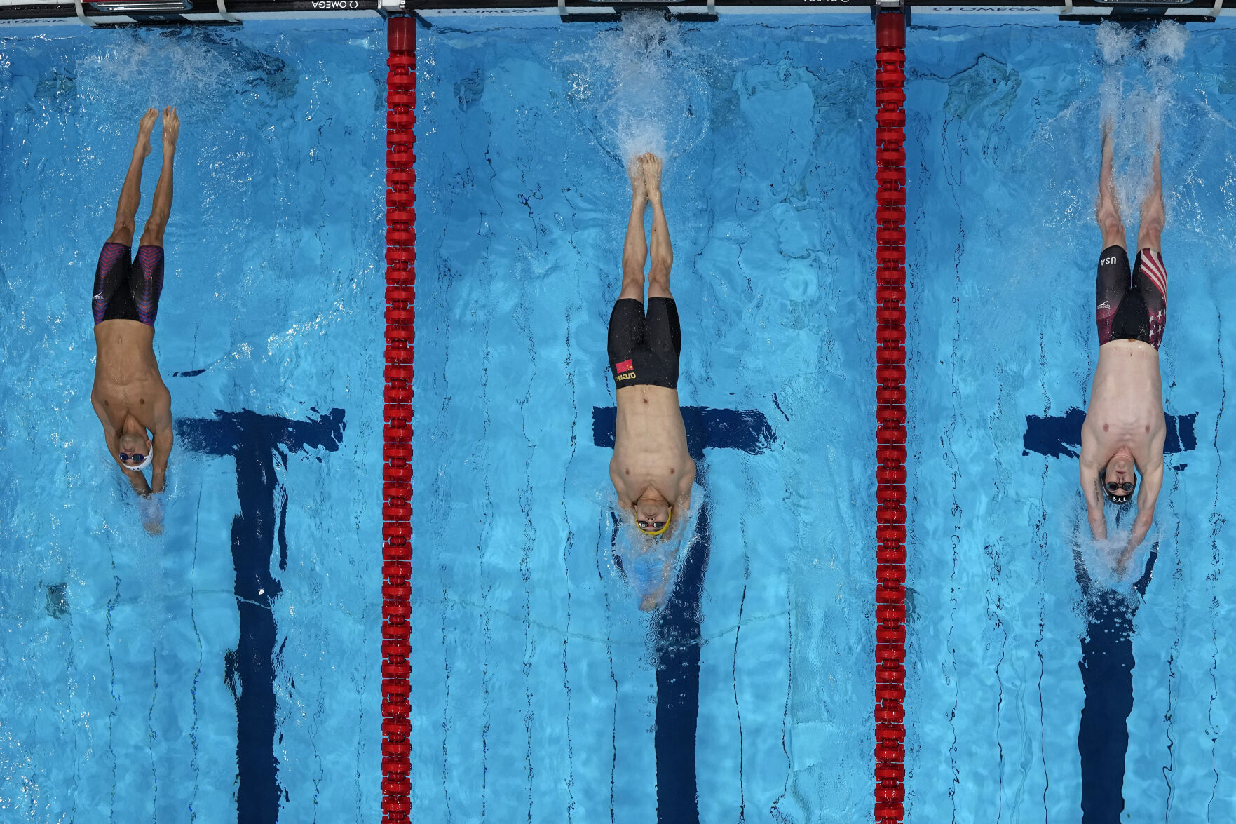 APTOPIX Tokyo Olympics Swimming